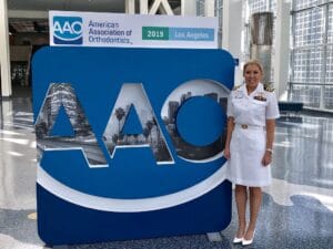 Orthodontists in the military conform to AAO standards