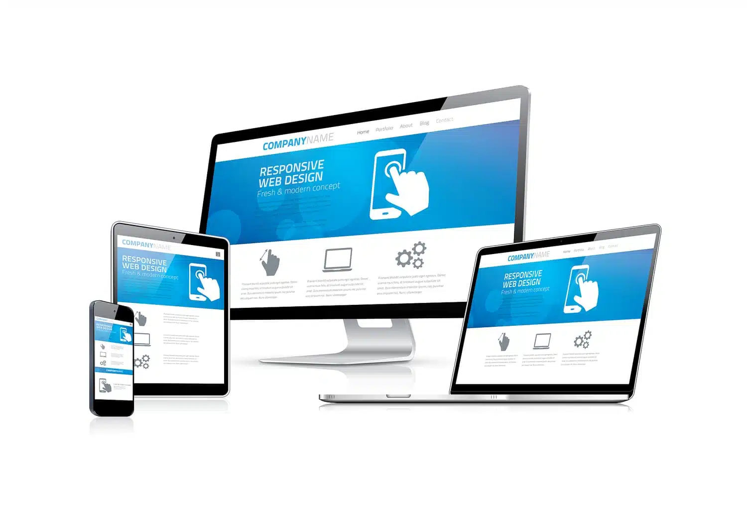 Responsive Orthodontic Marketing Website Layout Example