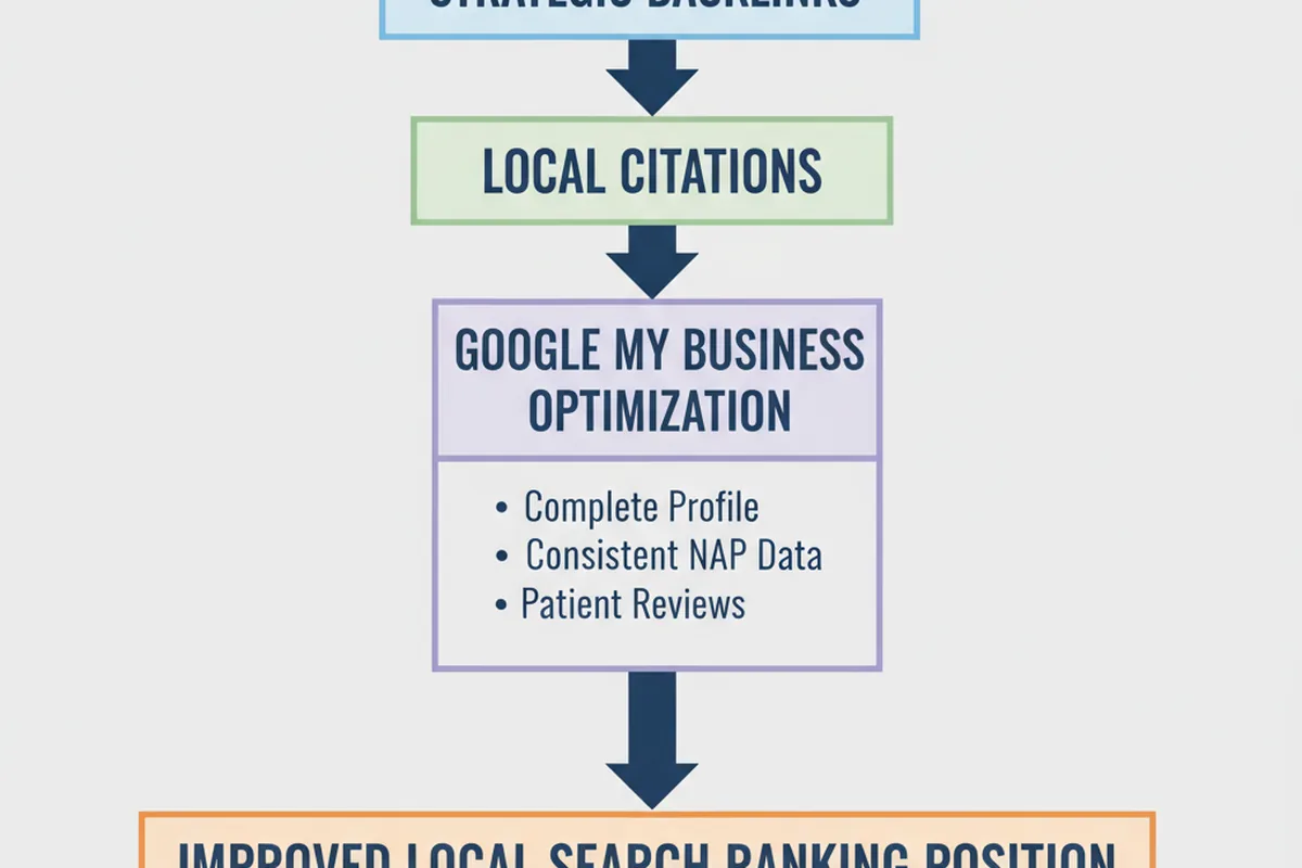 Infographic or flowchart showing the relationship between backlinks.