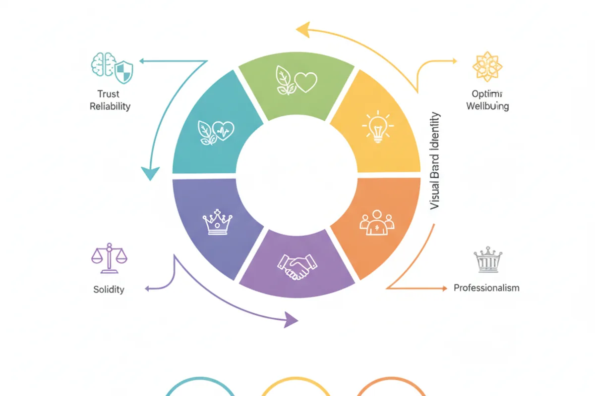 An explanatory diagram illustrating Color Psychology and Patient Perception
