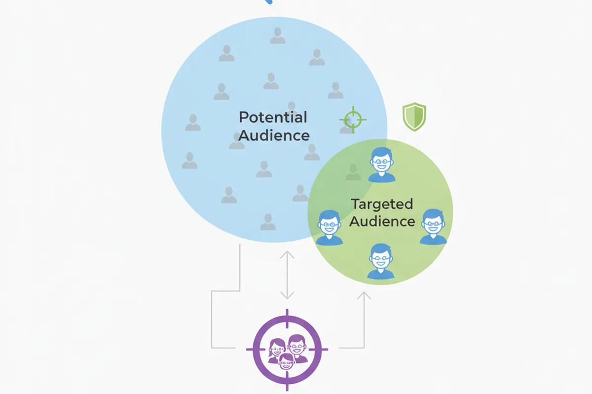 An explanatory diagram illustrating Audience Targeting and Specificity
